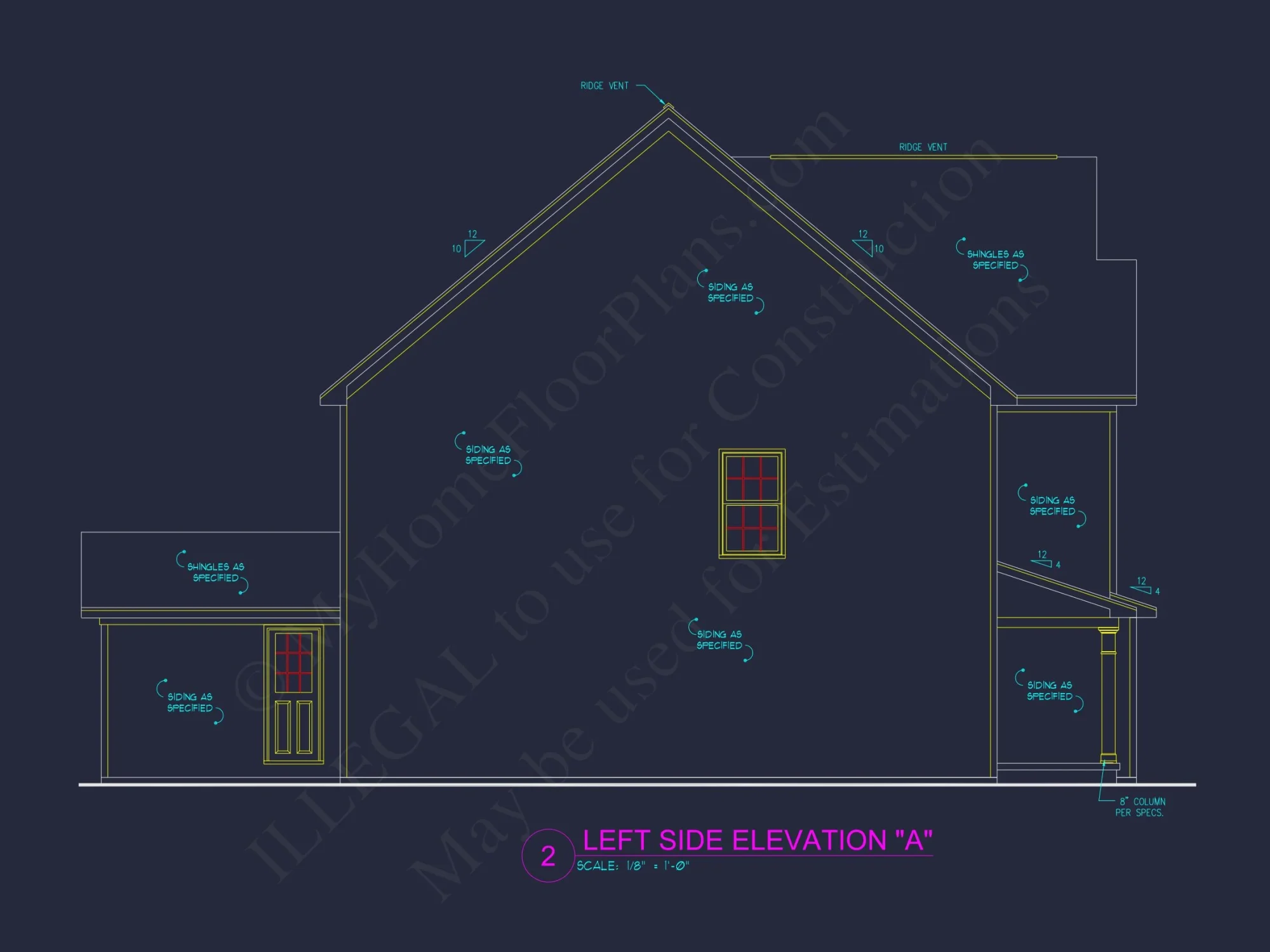 Traditional Craftsman house Plan - CAD Floor Plan & Designs