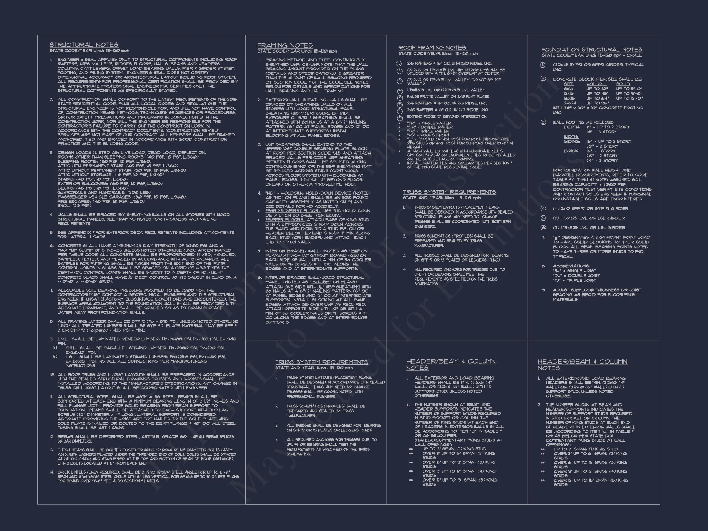 10-1469 HOUSE PLAN - Traditional 2-Story House Plan with 4 Bedrooms & 3 Baths (Blueprint) 18 Traditional 2-Story house Plan with 4 Bedrooms & 3 Baths (Blueprint)