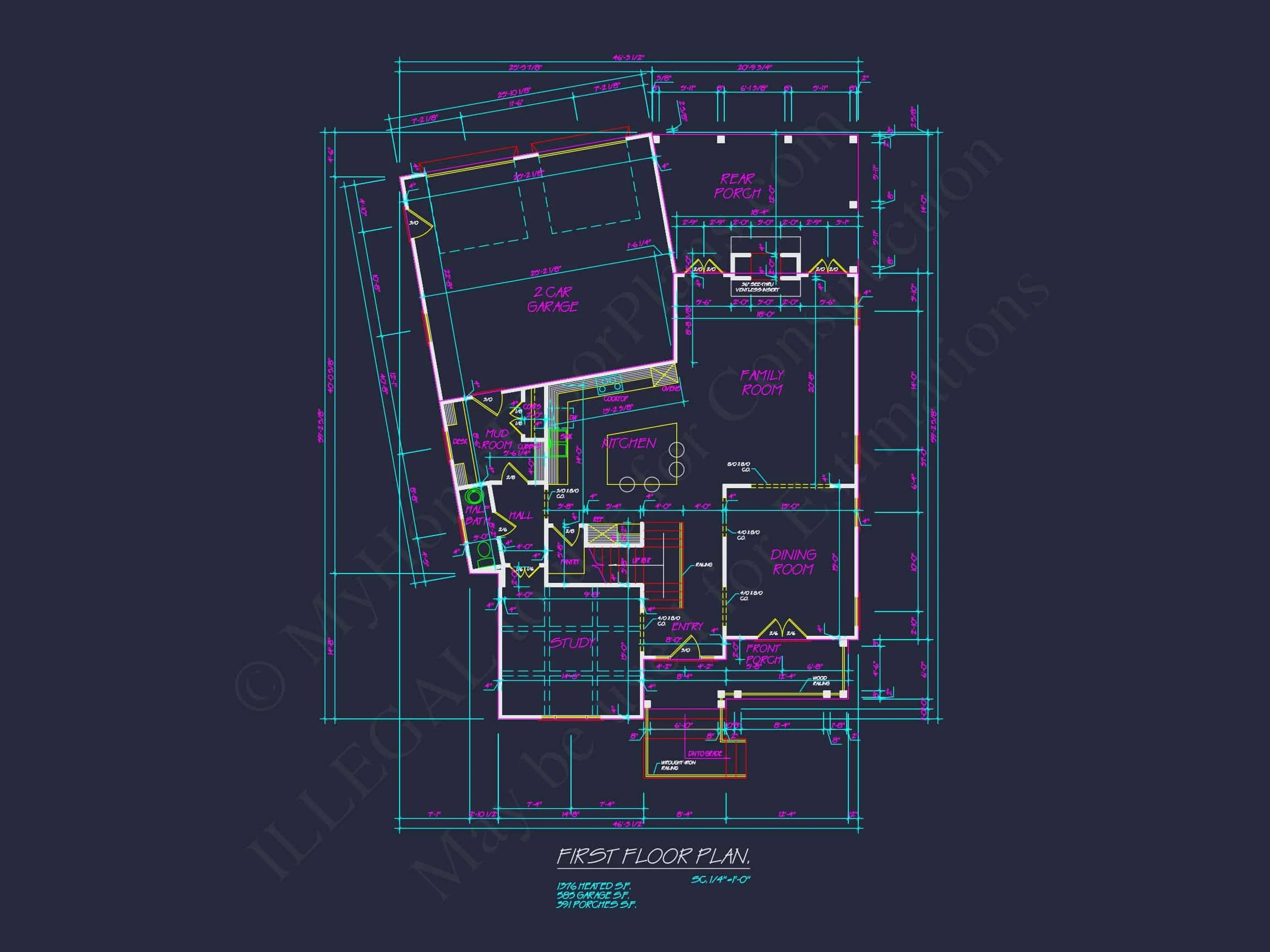 10-1469 HOUSE PLAN - Traditional 2-Story House Plan with 4 Bedrooms & 3 Baths (Blueprint) 12 Traditional 2-Story house Plan with 4 Bedrooms & 3 Baths (Blueprint)