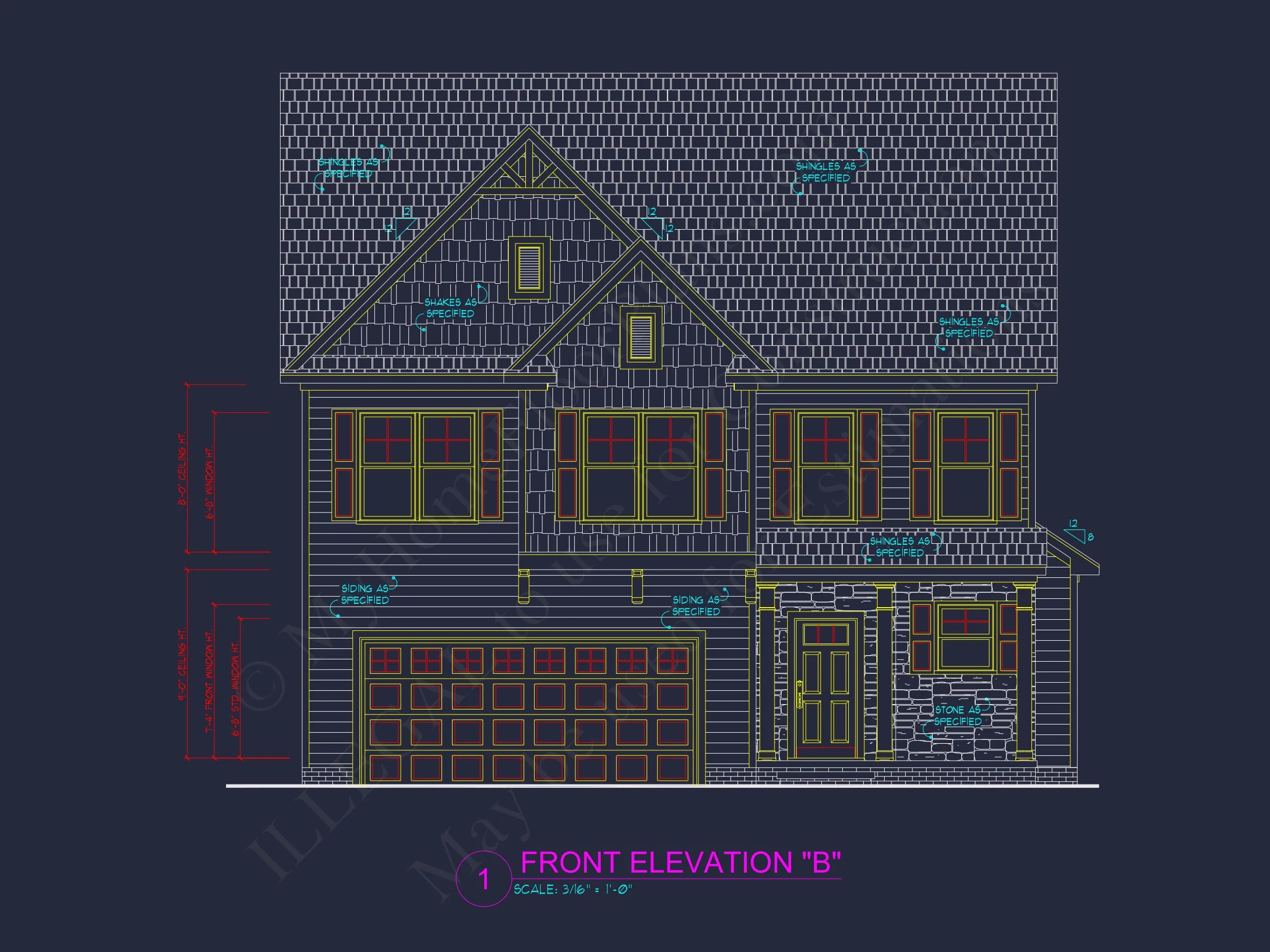 10-1458 HOUSE PLAN - Traditional Craftsman House Plan – 2-Story Home with 4 Bedrooms & Open Layout (2,866 Sq. Ft.) 5 Modern Craftsman house Plan with Open Floor Plan and CAD Designs