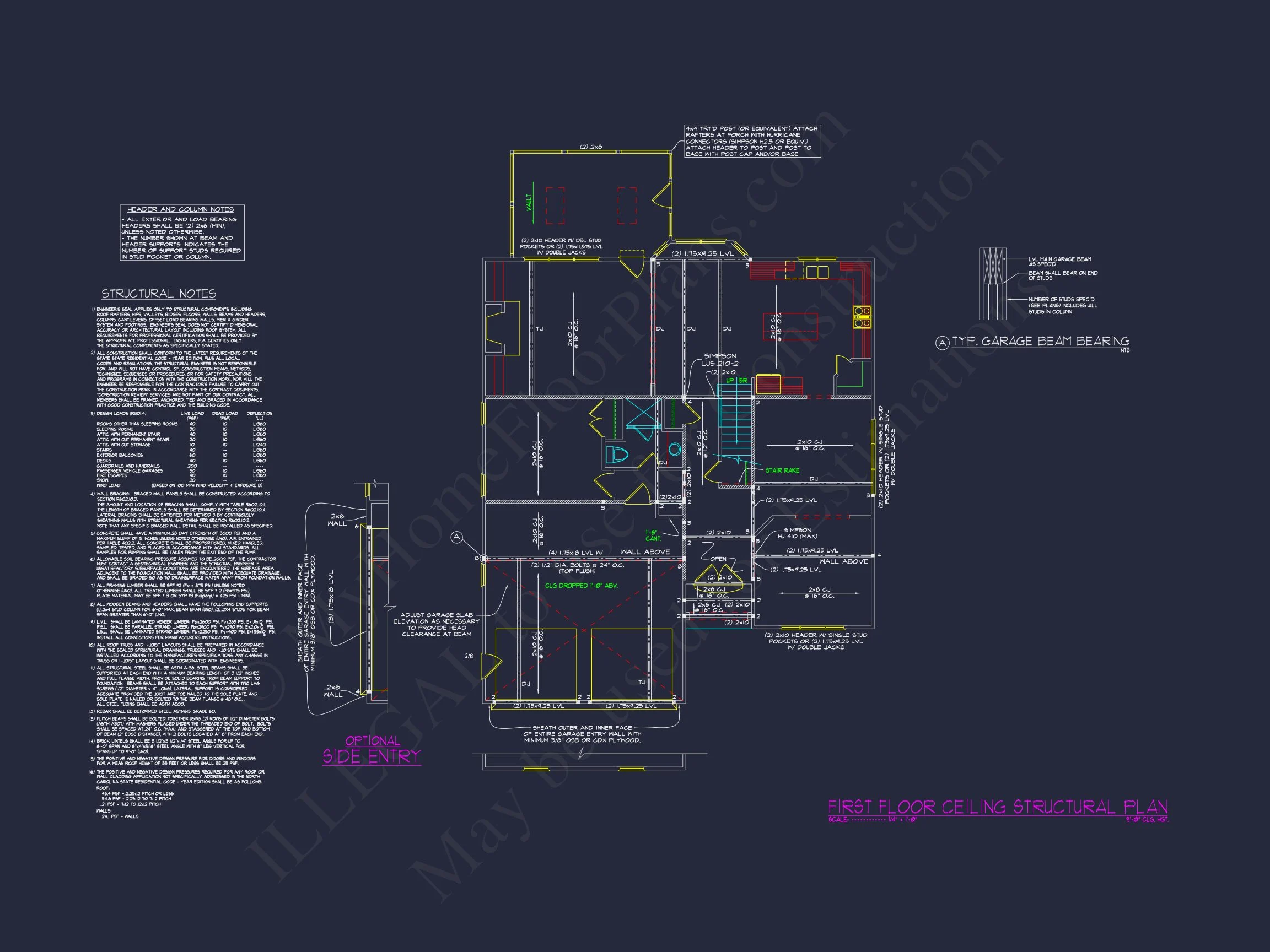 Customizable house Blueprint with CAD Designs and Open Floor Plans