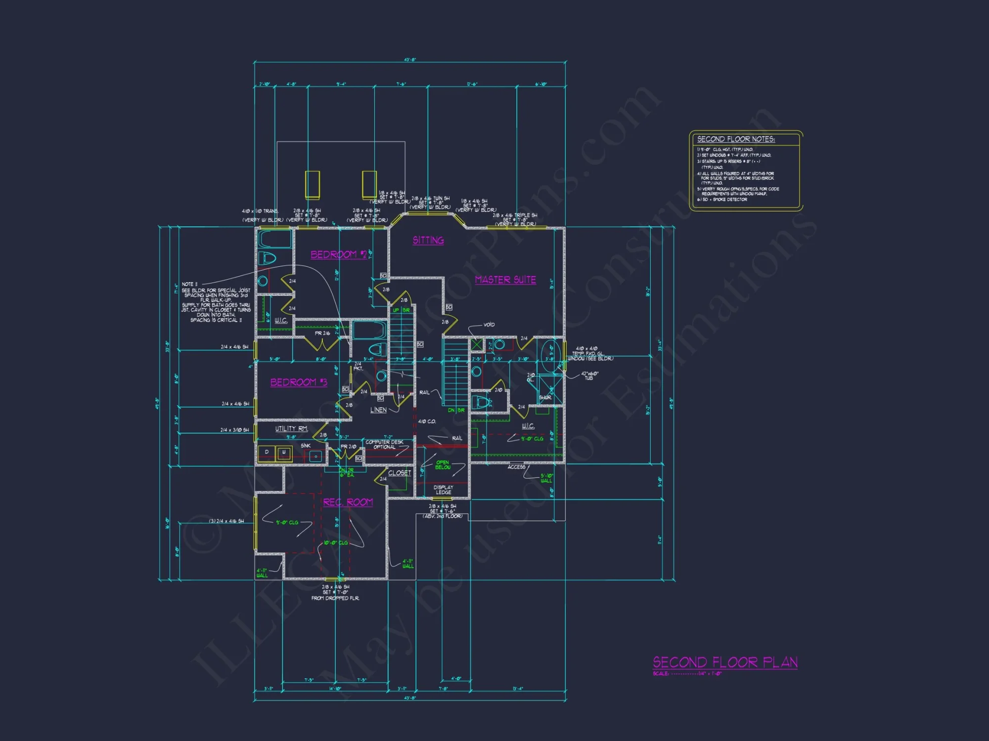 Customizable house Blueprint with CAD Designs and Open Floor Plans