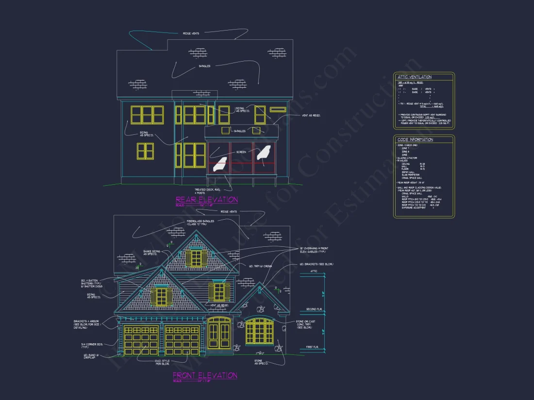 Customizable house Blueprint with CAD Designs and Open Floor Plans