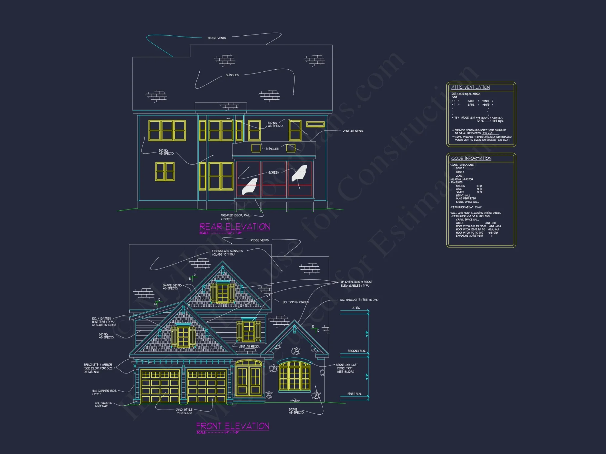 Customizable house Blueprint with CAD Designs and Open Floor Plans
