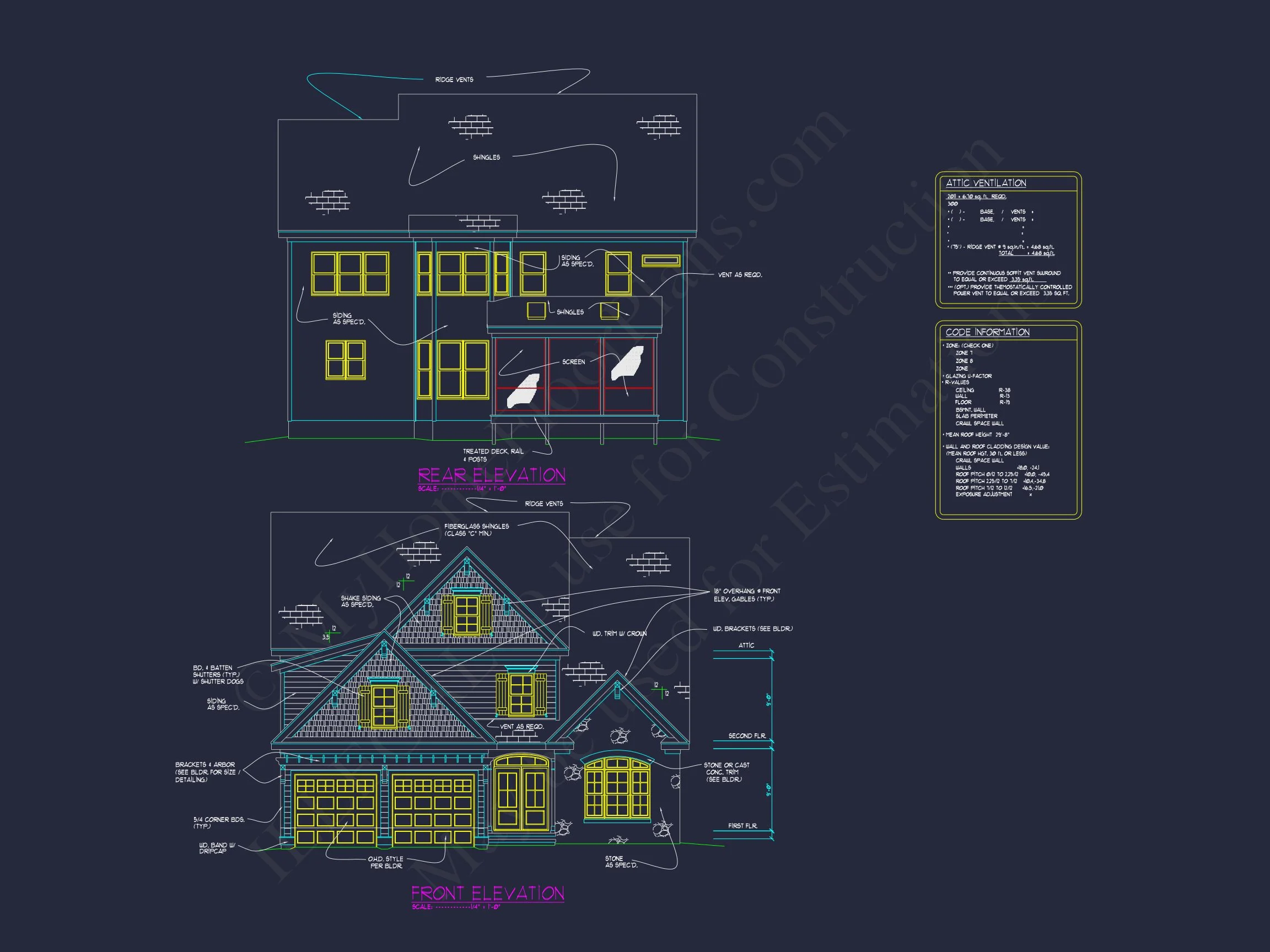 Customizable house Blueprint with CAD Designs and Open Floor Plans
