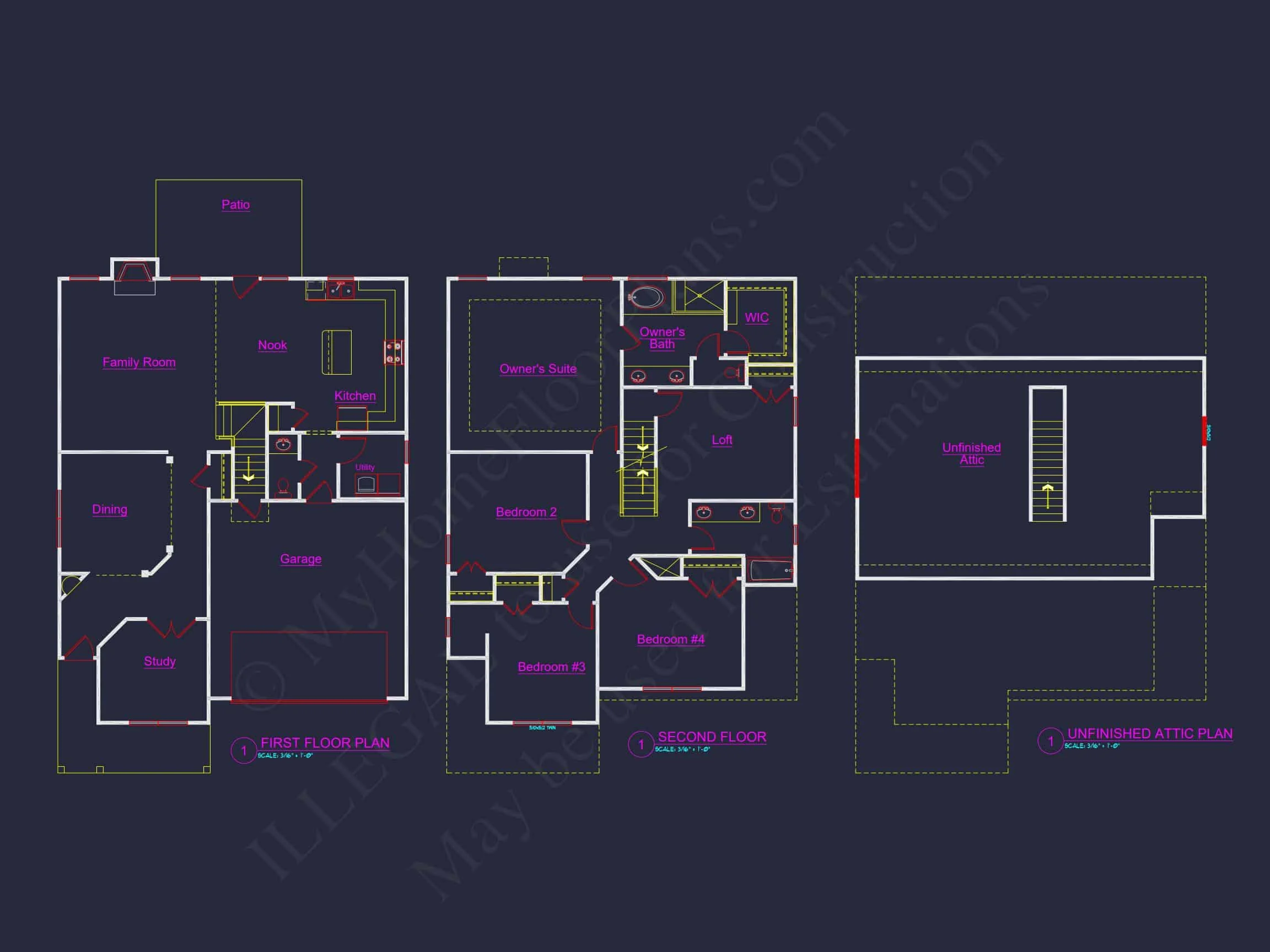 10-1431 HOUSE PLAN - Modern Craftsman 2-Story House Plan – 4 Bed, 2,575 Sq Ft 3 Charming Modern 2-Story house Design
