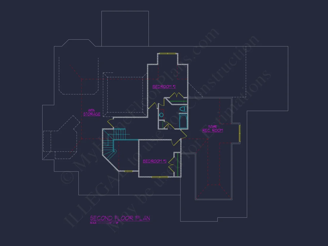 Timeless house Floor Plan with Architectural Blueprint Designs