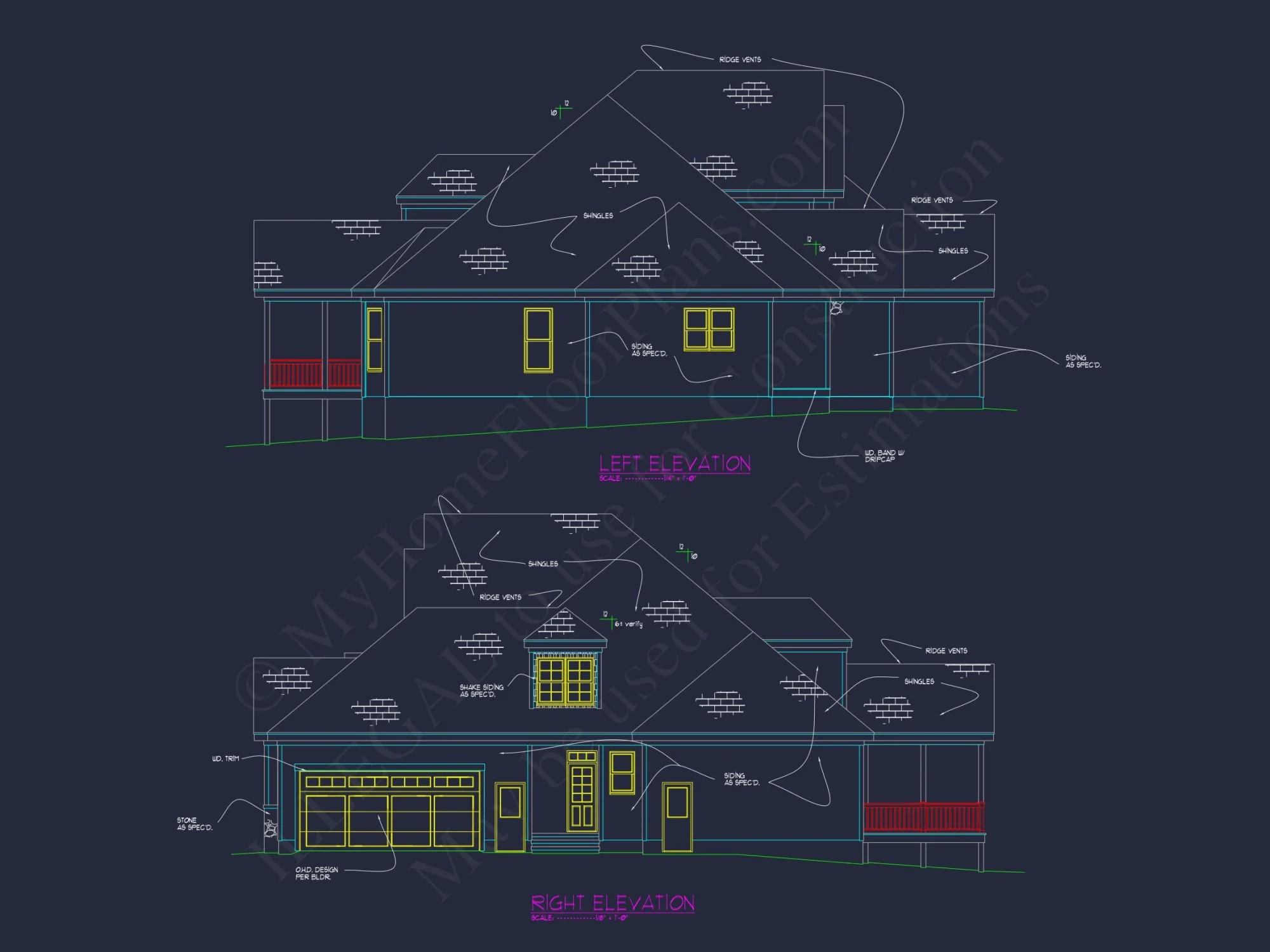 Timeless house Floor Plan with Architectural Blueprint Designs
