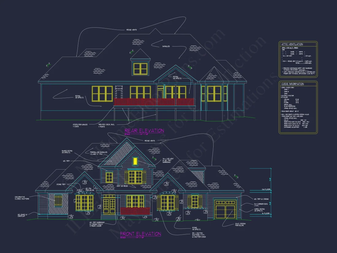 Timeless house Floor Plan with Architectural Blueprint Designs