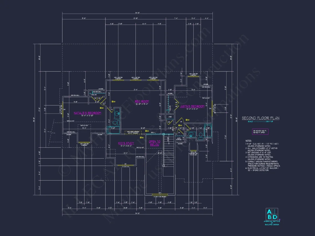 Floor Plan, Blueprint for Builders