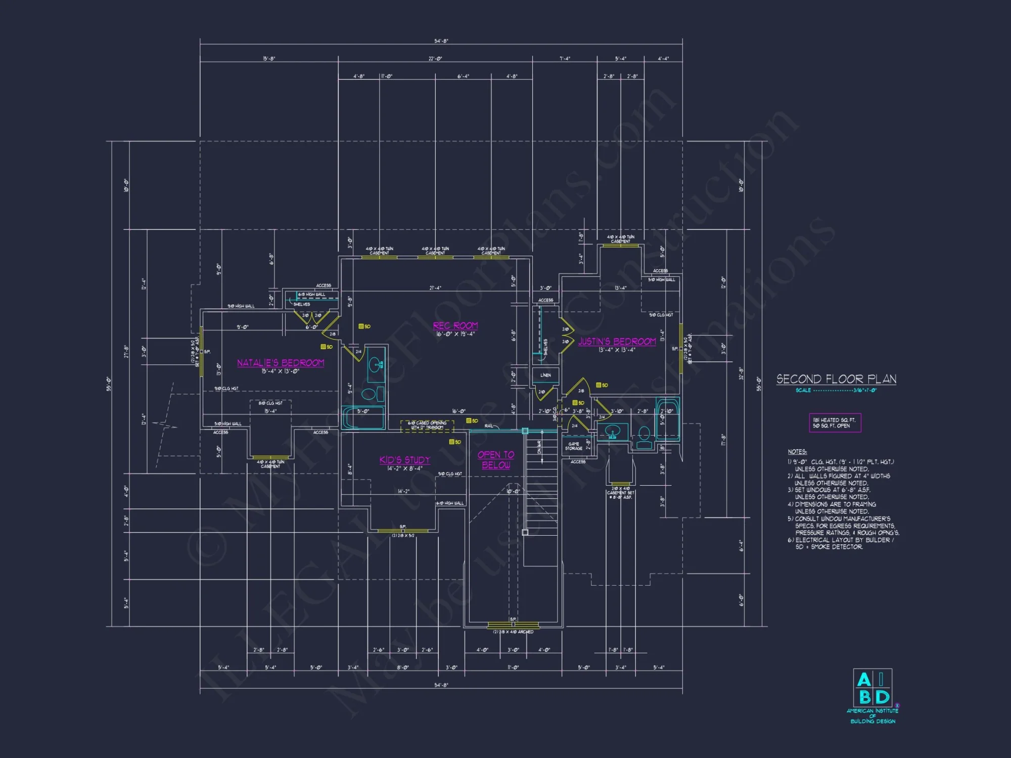 Floor Plan, Blueprint for Builders