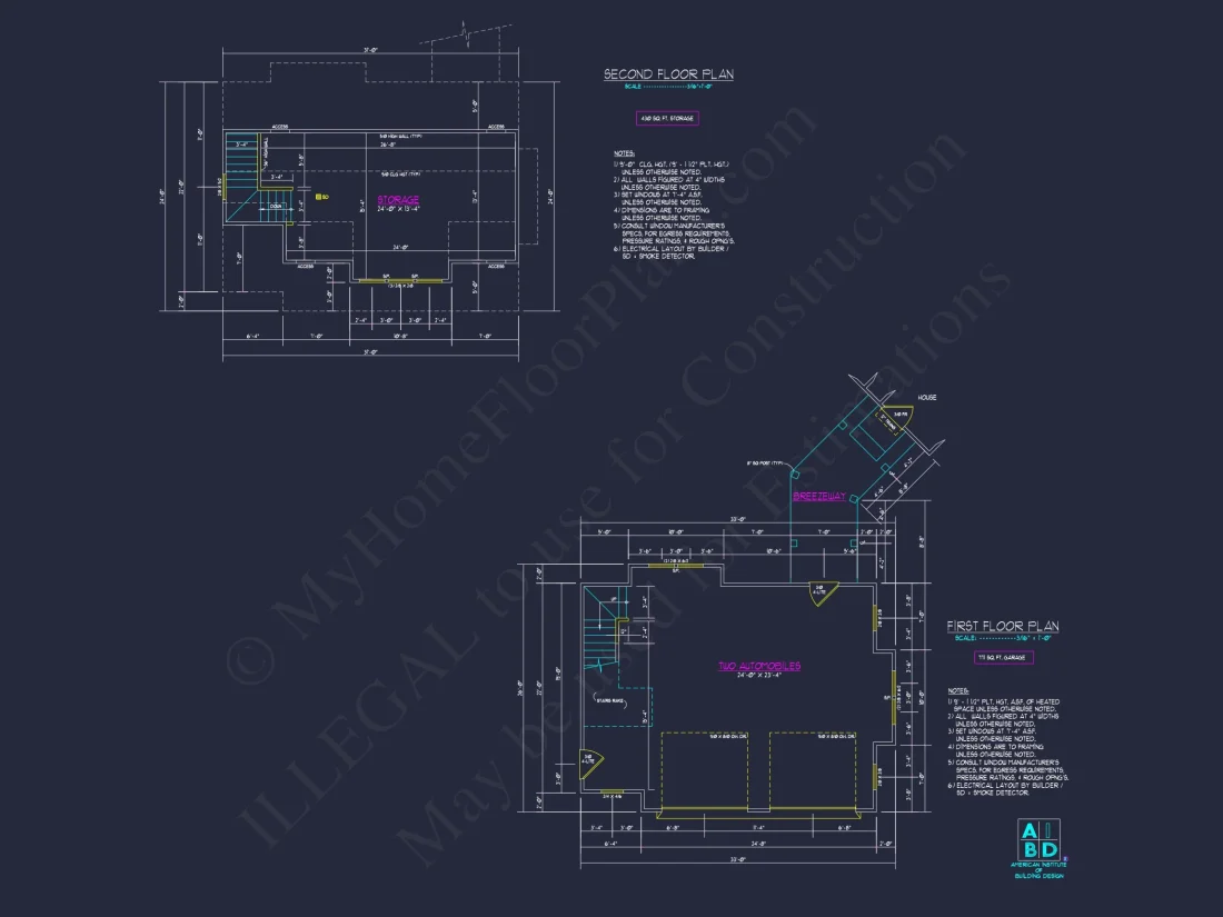 Floor Plan, Blueprint for Builders