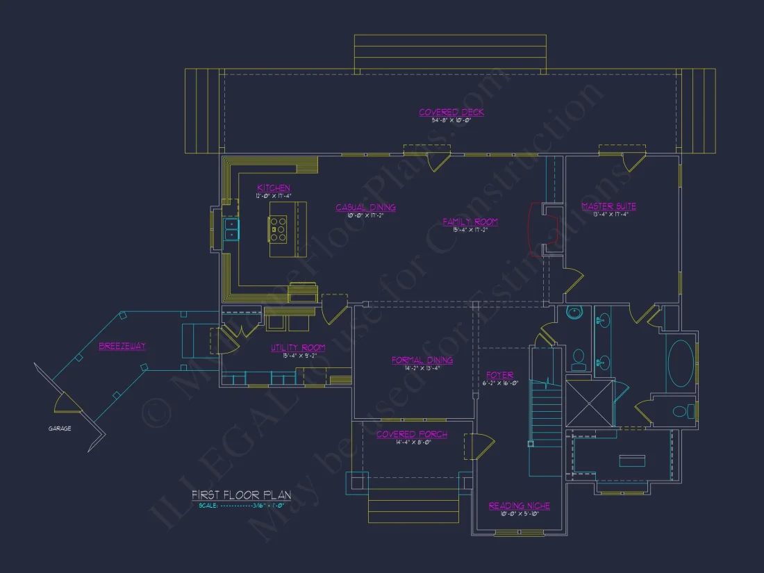 Craftsman house Plan