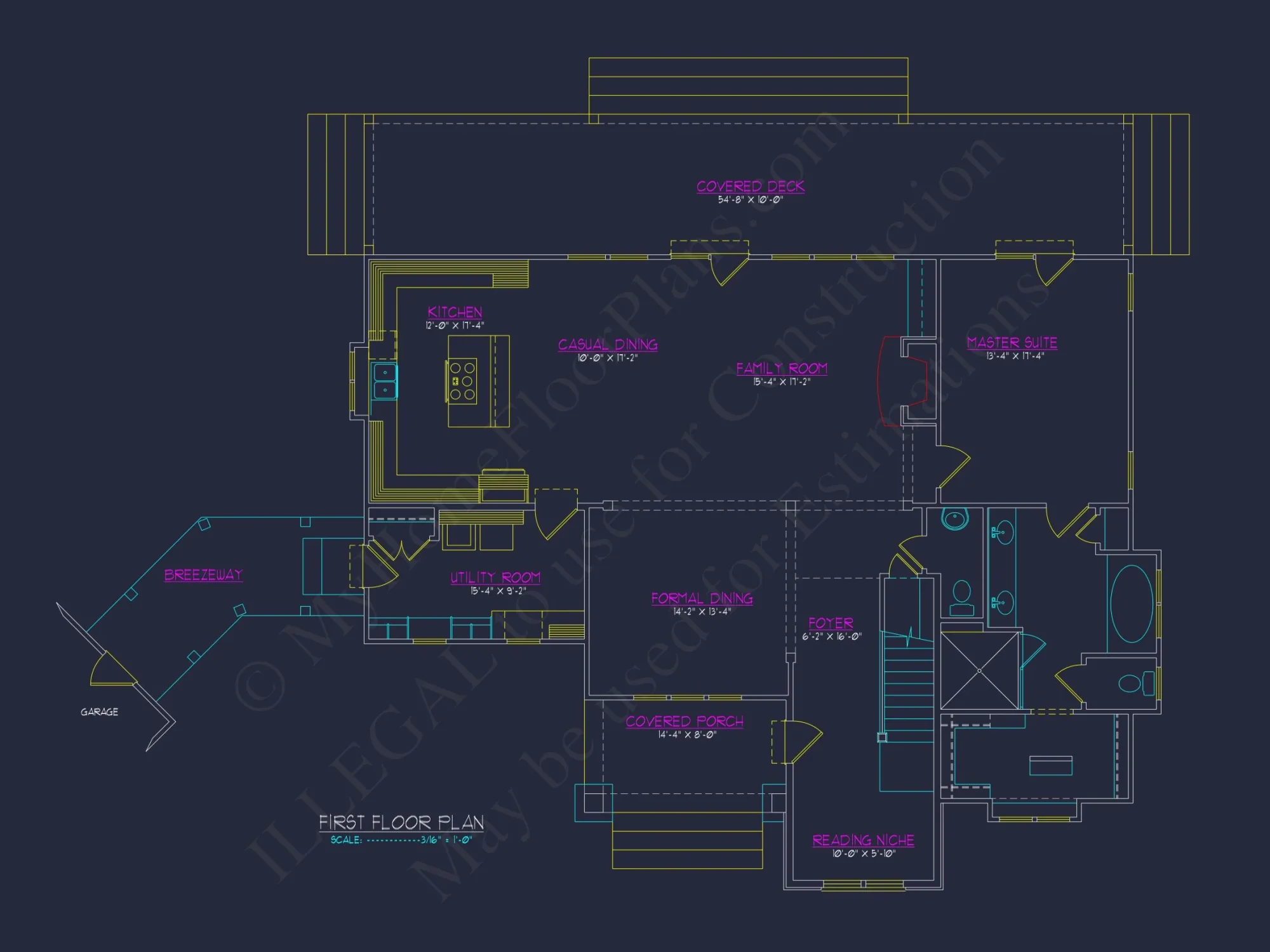 Craftsman house Plan