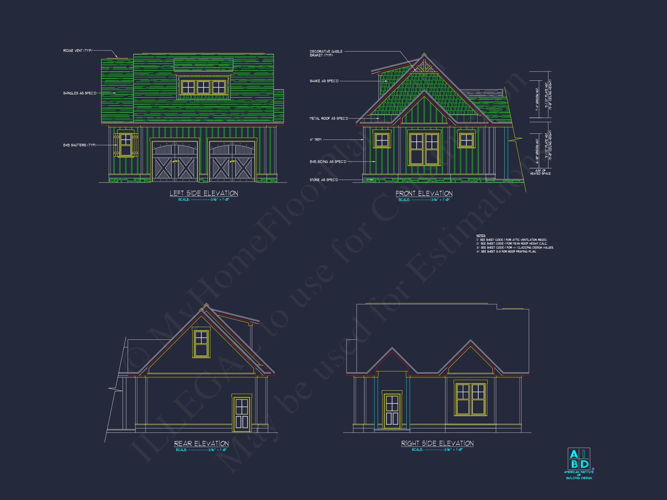 10-1400 HOUSE PLAN - Modern Farmhouse Plan – 3 Beds, 3.5 Baths, 3,134 Sq Ft 4 Craftsman house Plan