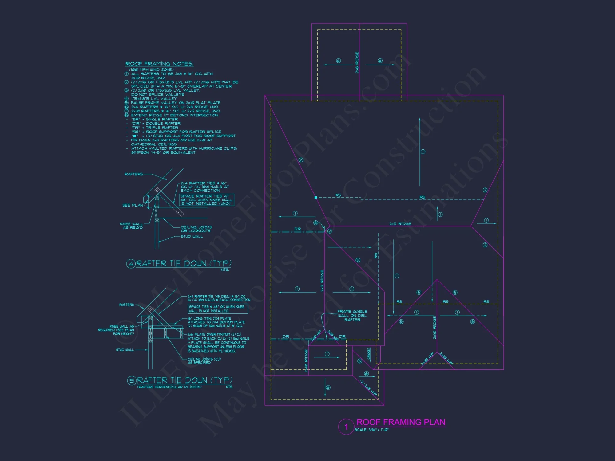 Modern Craftsman house Plan: Floor Plans, CAD & Designs