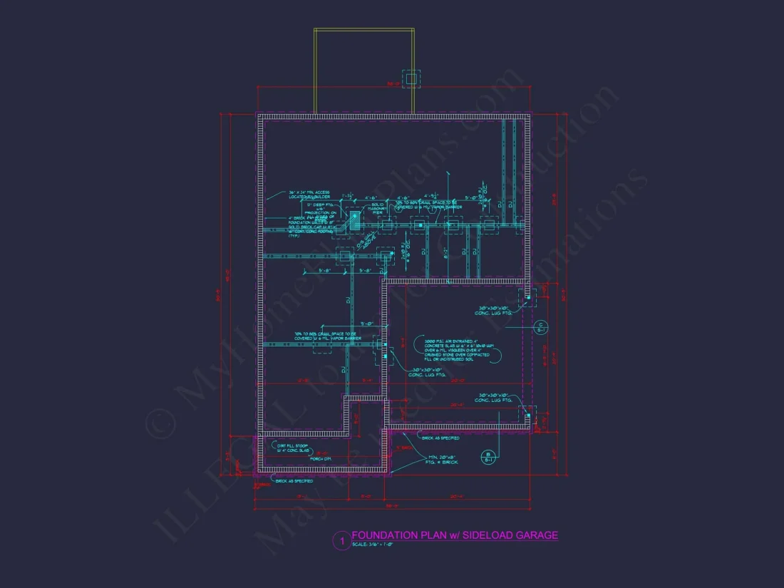 Modern Craftsman house Plan: Floor Plans, CAD & Designs
