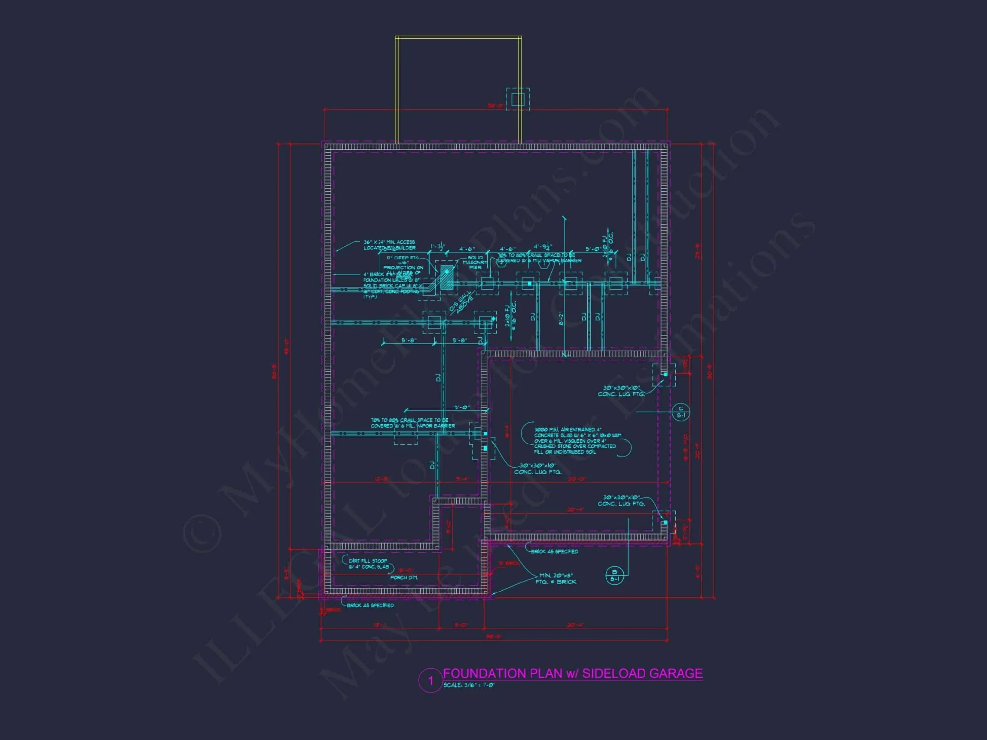 Modern Craftsman house Plan: Floor Plans, CAD & Designs