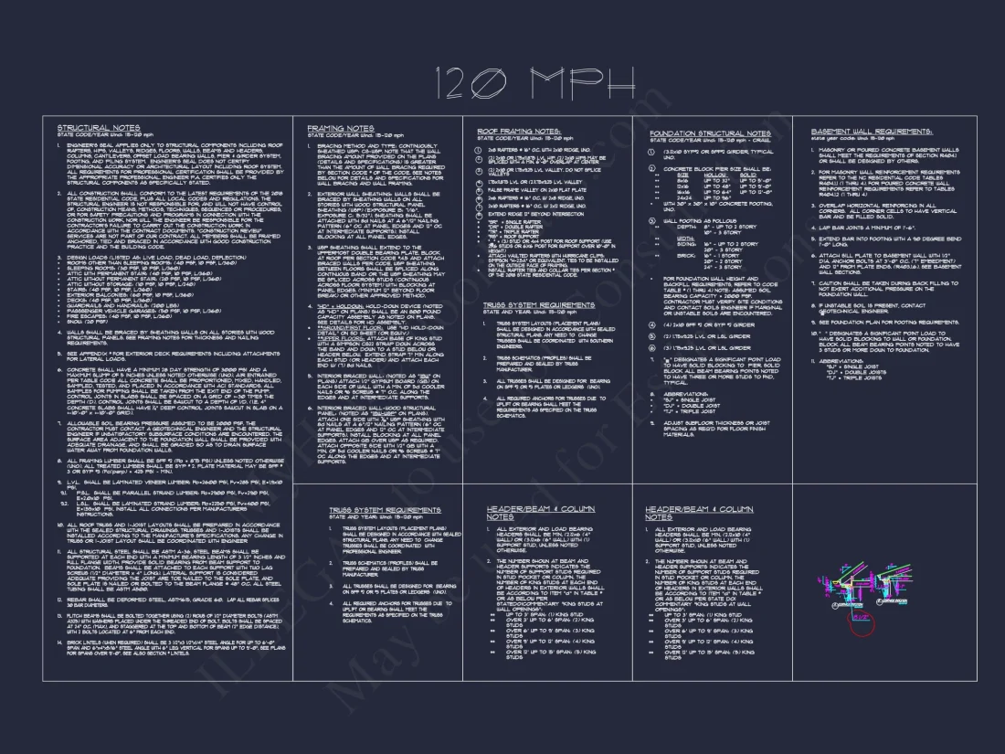 Traditional Farmhouse house Plan w/Basement & Garage - 6, 341 SqFt