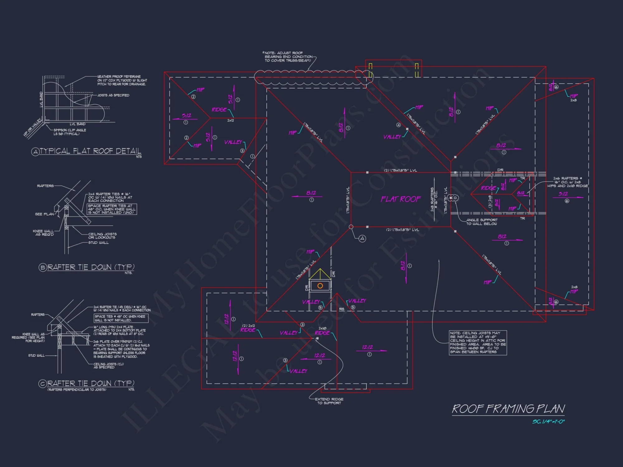 Traditional Farmhouse house Plan w/Basement & Garage - 6, 341 SqFt