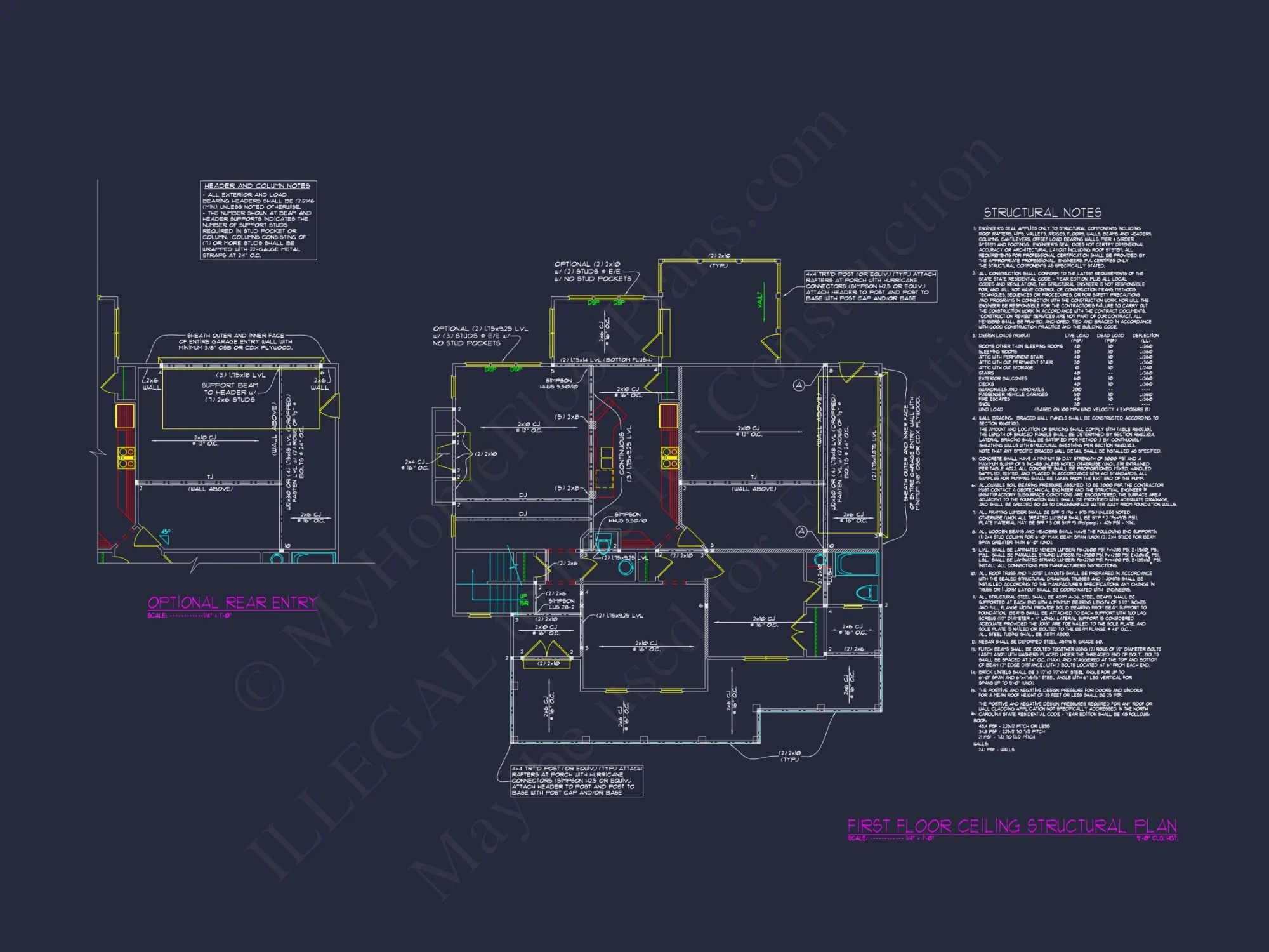Elegant 5-Bedroom house Floor Plan with Colonial Designs