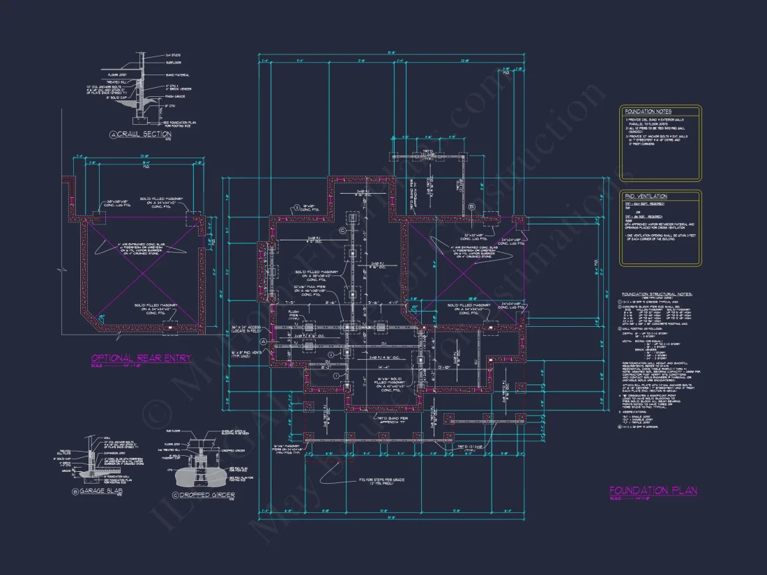 Elegant 5-Bedroom house Floor Plan with Colonial Designs