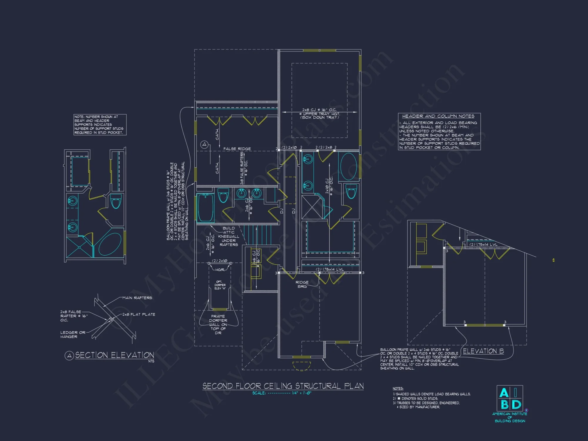 Efficient house Plan CAD Blueprint for Traditional Designs