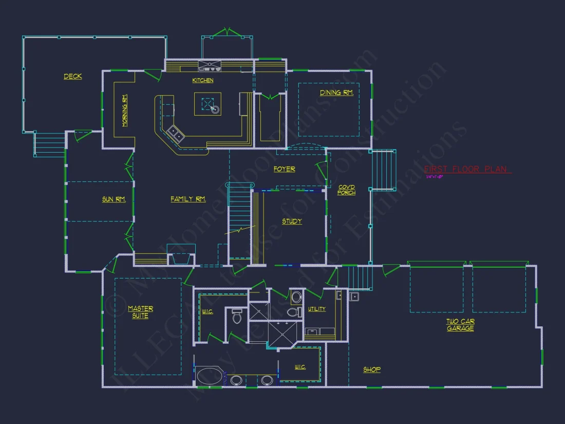 Elegant house Plan with CAD Designs and Floor Blueprint