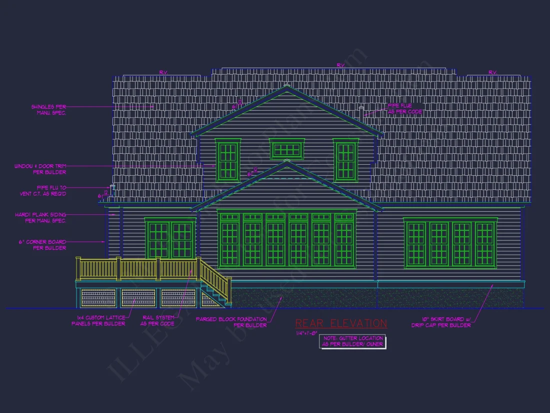 Elegant house Plan with CAD Designs and Floor Blueprint
