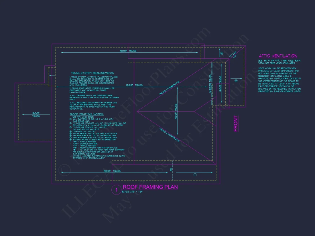 Modern Suburban house Plan with CAD-Blueprint Designs