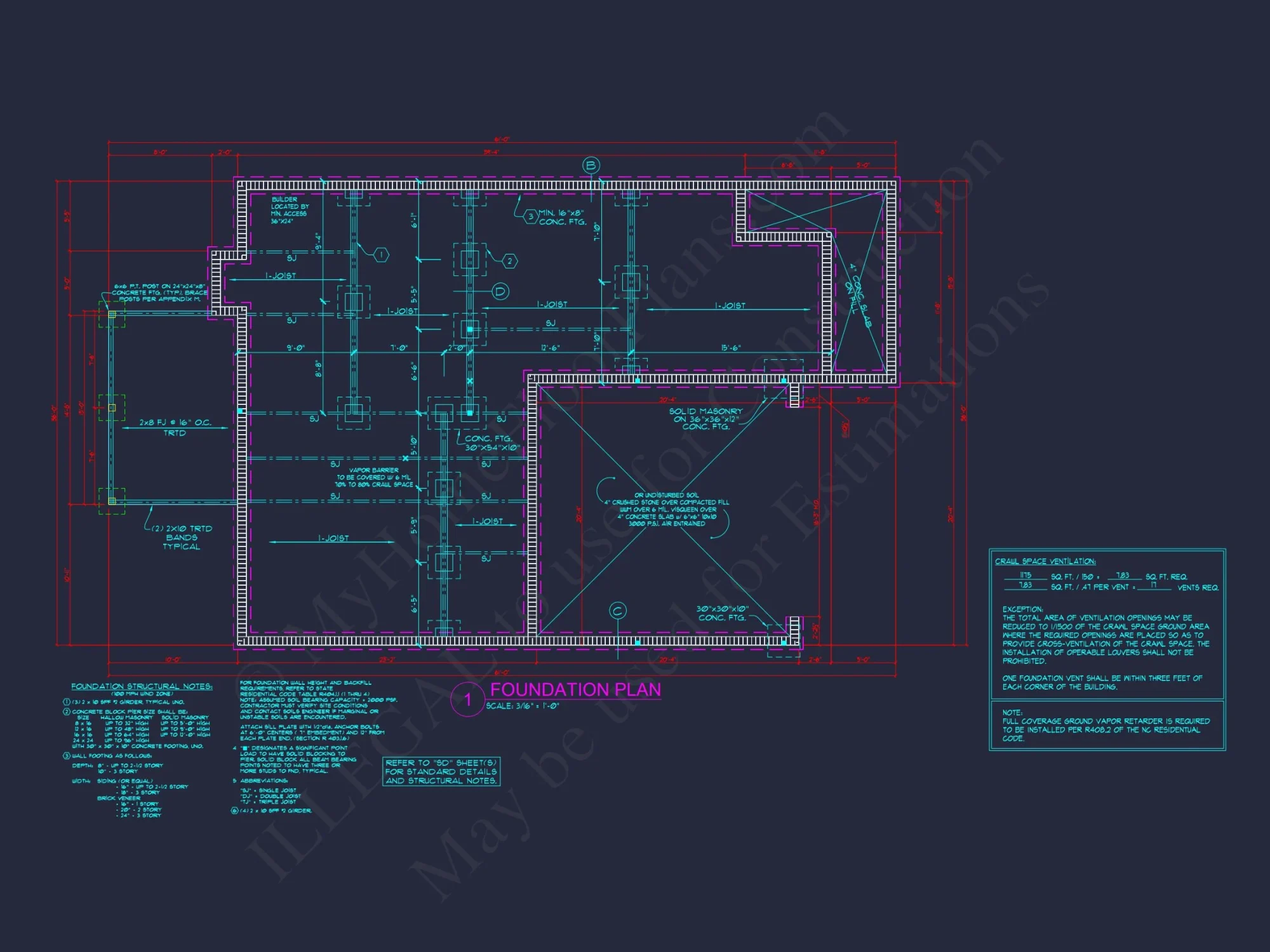 Modern Suburban house Plan with CAD-Blueprint Designs
