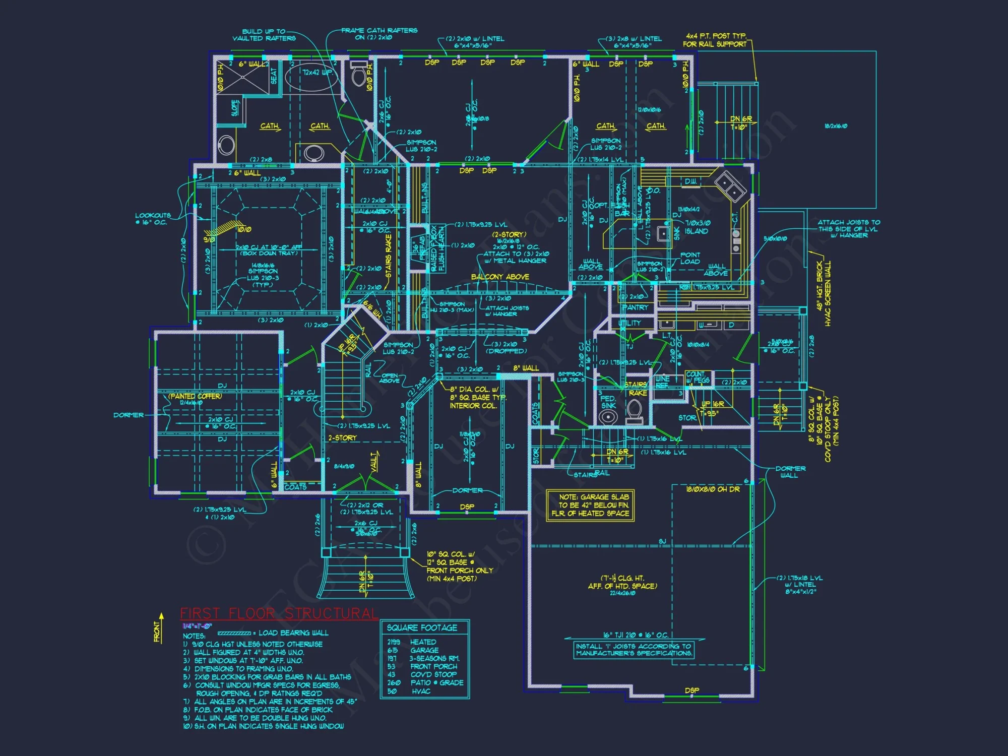 Explore a Classic 2-Story house Design with Detailed CAD Blueprint