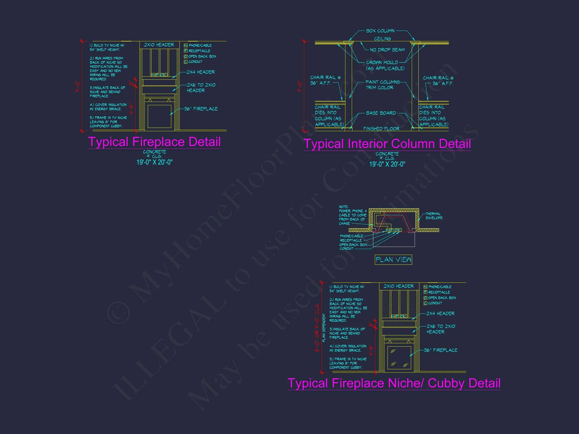 10-1282 HOUSE PLAN - Traditional Colonial Revival Suburban House Plan – 4 Beds, 2,575 Sq Ft, 2 Stories 8 Modern Suburban house Plan with Craftsman CAD Designs