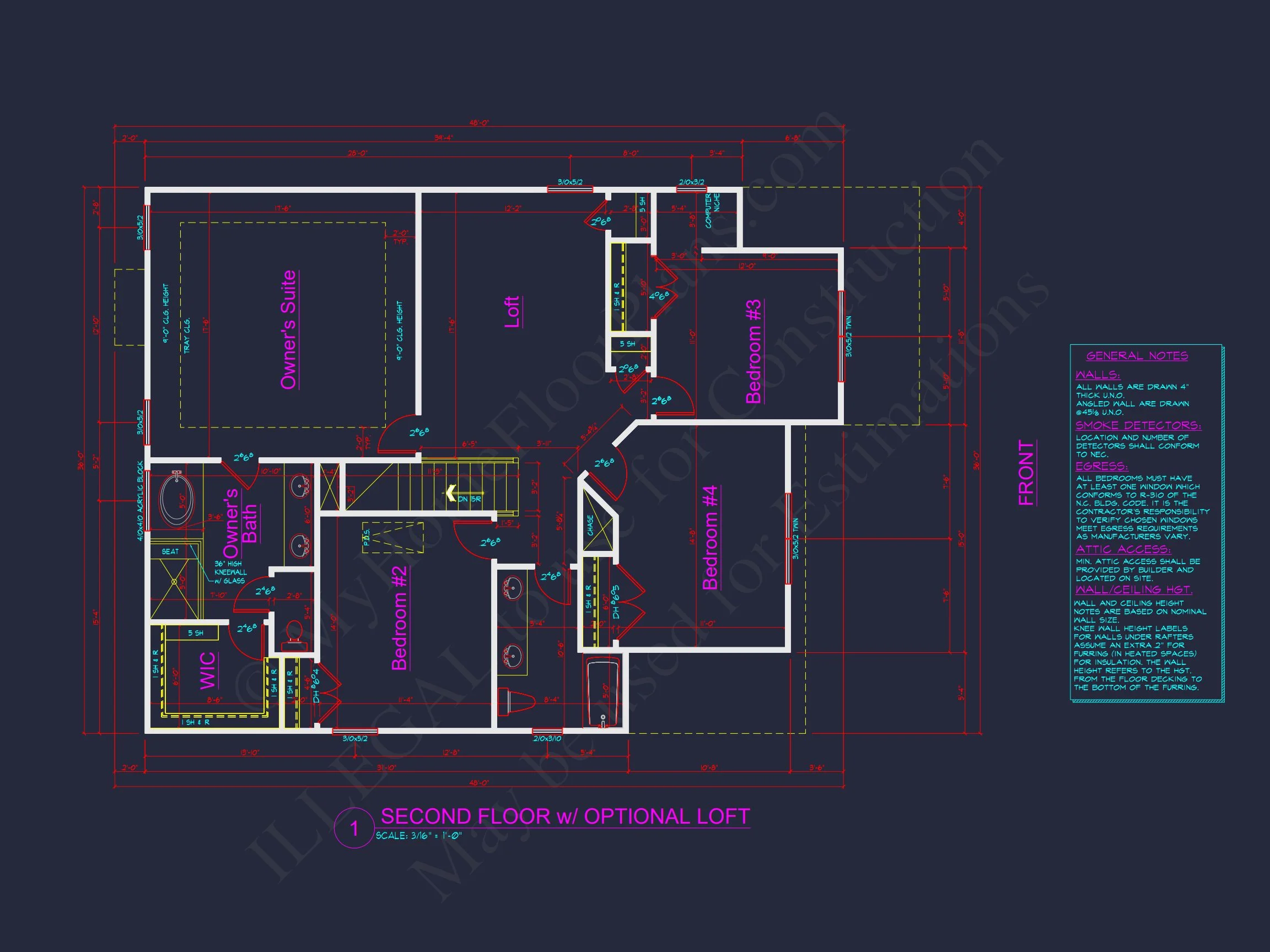 10-1282 HOUSE PLAN - Traditional Colonial Revival Suburban House Plan – 4 Beds, 2,575 Sq Ft, 2 Stories 5 Modern Suburban house Plan with Craftsman CAD Designs