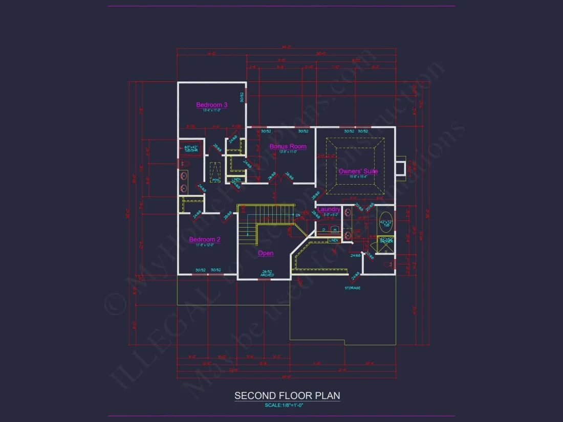 Spacious Craftsman house Plan with CAD Blueprints & Designs