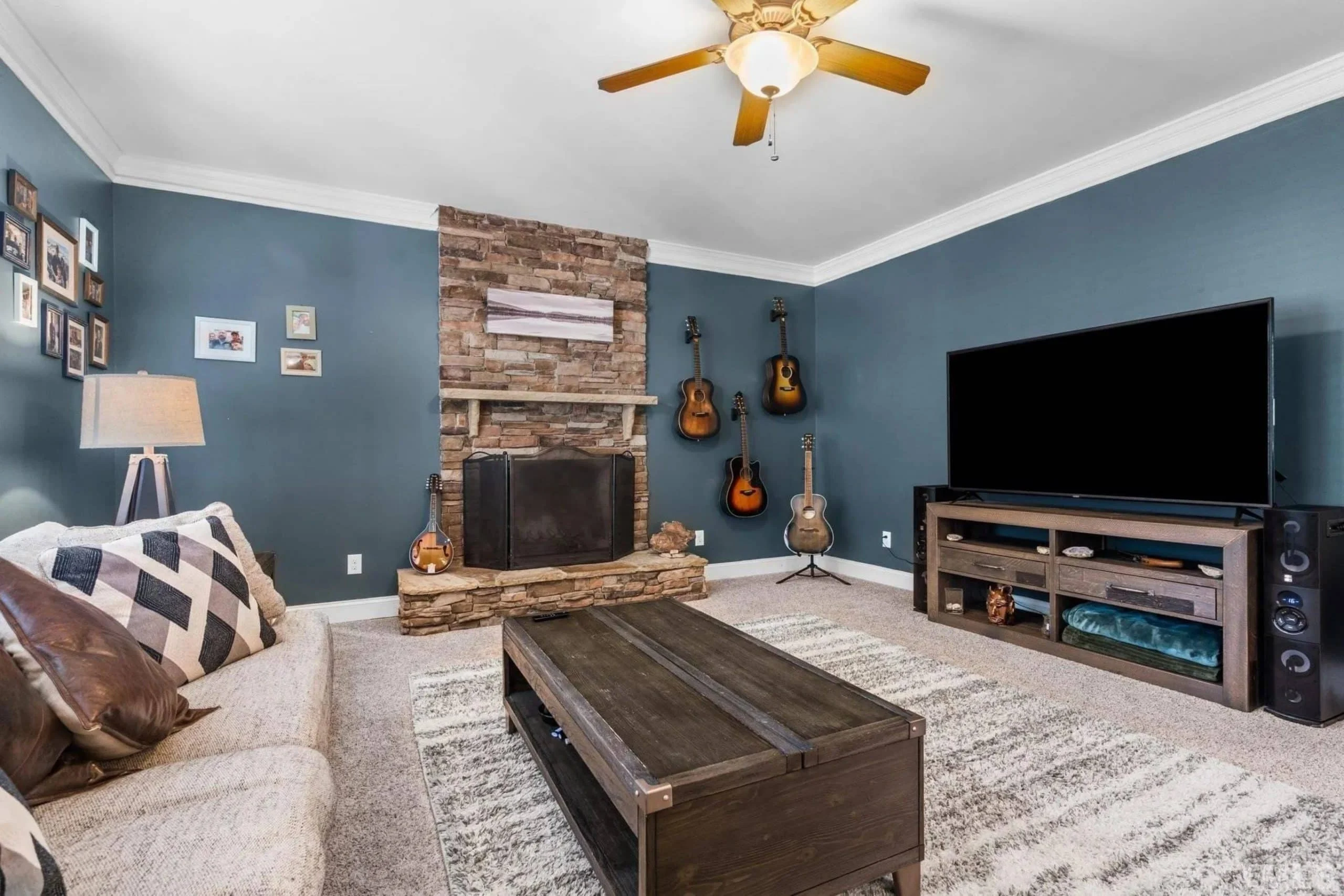 10-1276 HOUSE PLAN - European Craftsman House Plan – 3 Beds, 2,580 Sq Ft, Stone & Board-and-Batten Design 37 Spacious Craftsman house Plan with CAD Blueprints & Designs