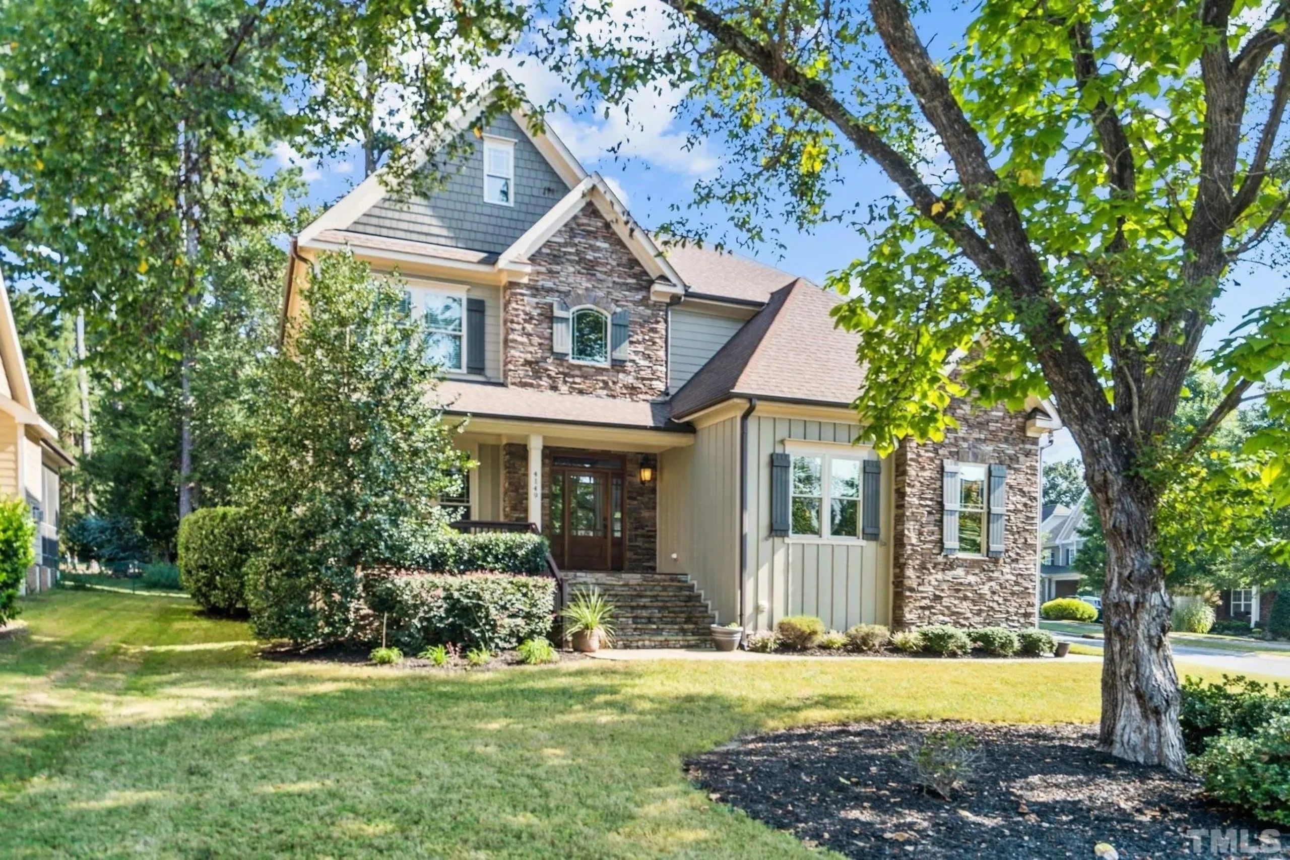 10-1276 HOUSE PLAN - European Craftsman House Plan – 3 Beds, 2,580 Sq Ft, Stone & Board-and-Batten Design 3 Spacious Craftsman house Plan with CAD Blueprints & Designs