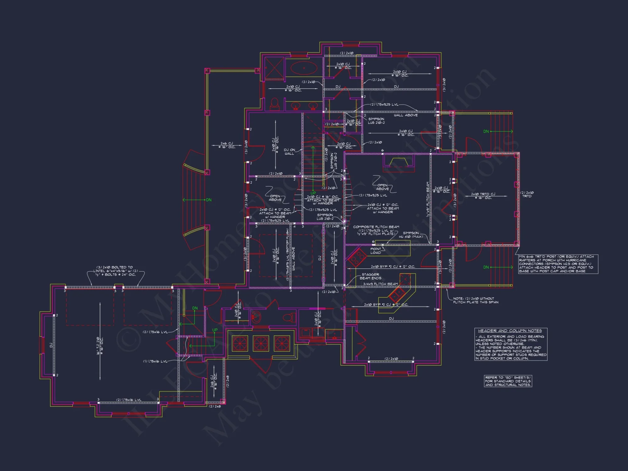 Elegant house Plan with 1.5 Floors, CAD Designs & Blueprints