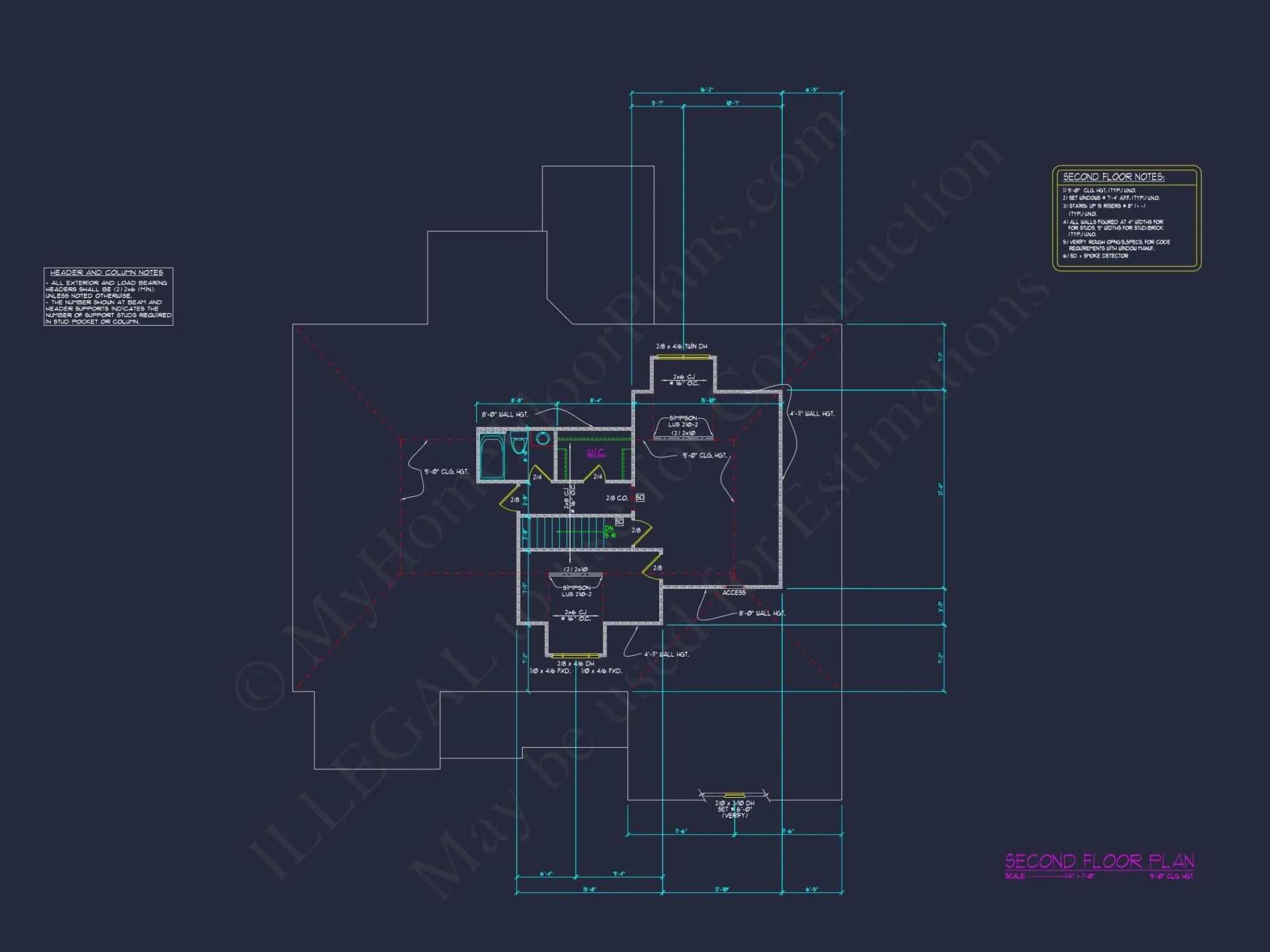 Spacious house Plan: CAD Blueprint with Elegant Designs