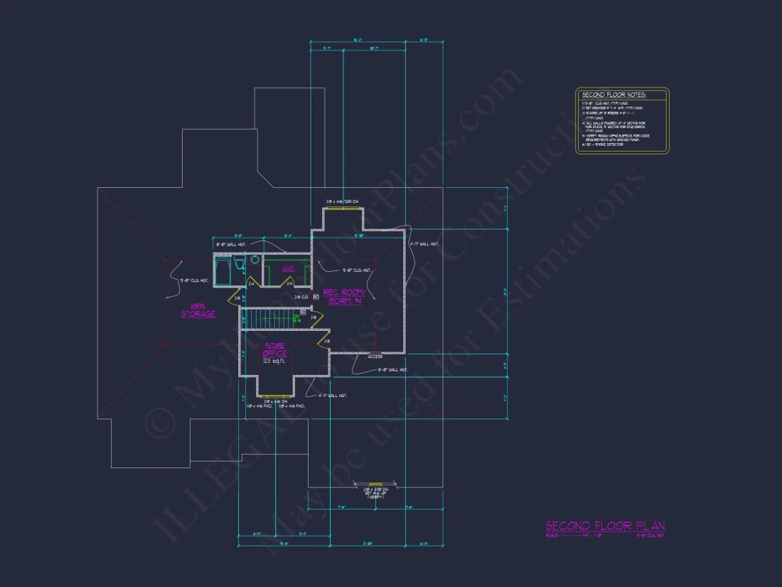 Spacious house Plan: CAD Blueprint with Elegant Designs