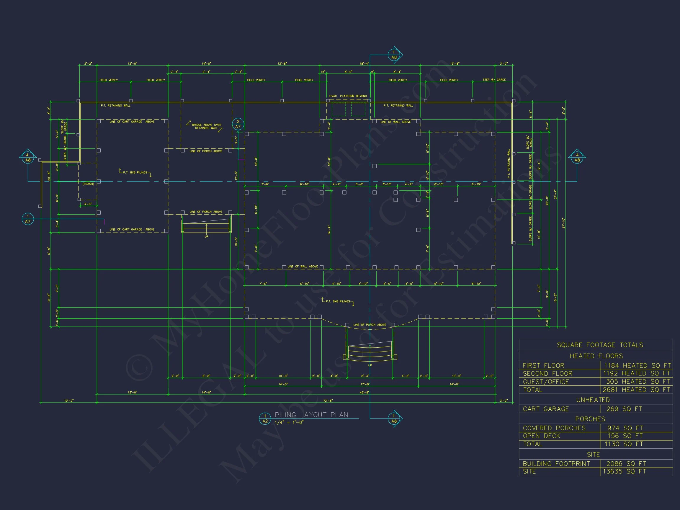 10-1265 HOUSE PLAN - Elegant Coastal House Plan – 3 Beds, 2,681 Sq Ft, Breezeway Garage & Outdoor Living 20 Elegant Coastal house Plan with Functional Architecture Designs & CAD