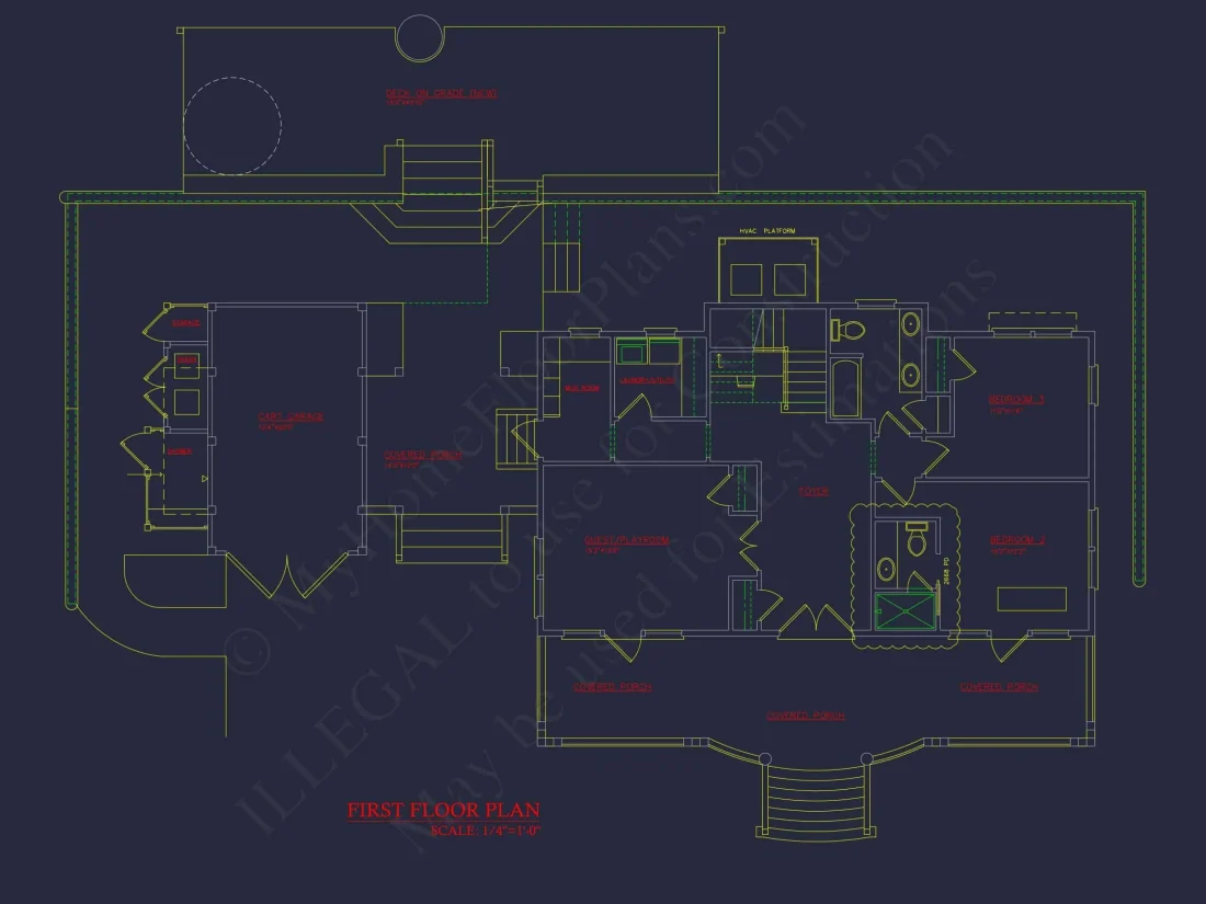Elegant Coastal house Plan with Functional Architecture Designs & CAD