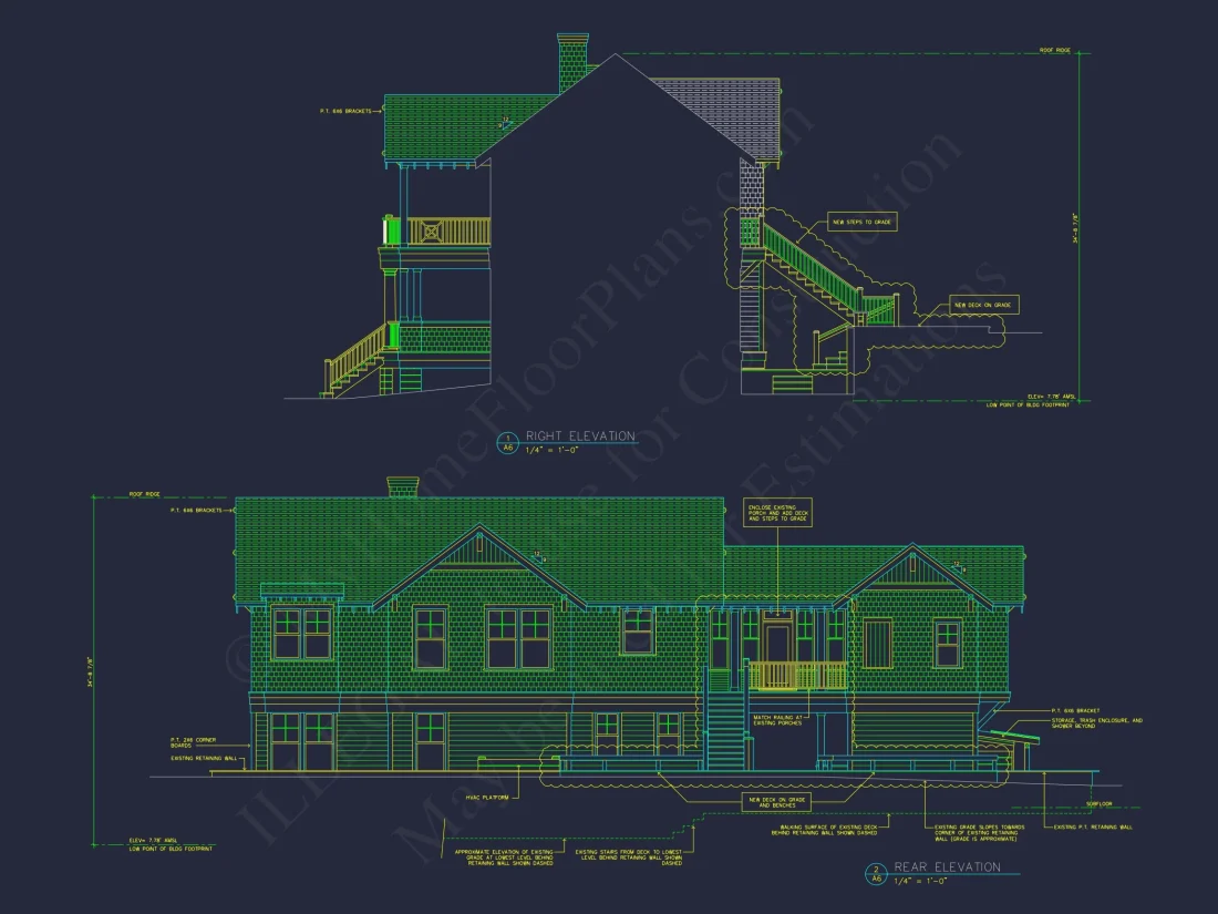 Elegant Coastal house Plan with Functional Architecture Designs & CAD
