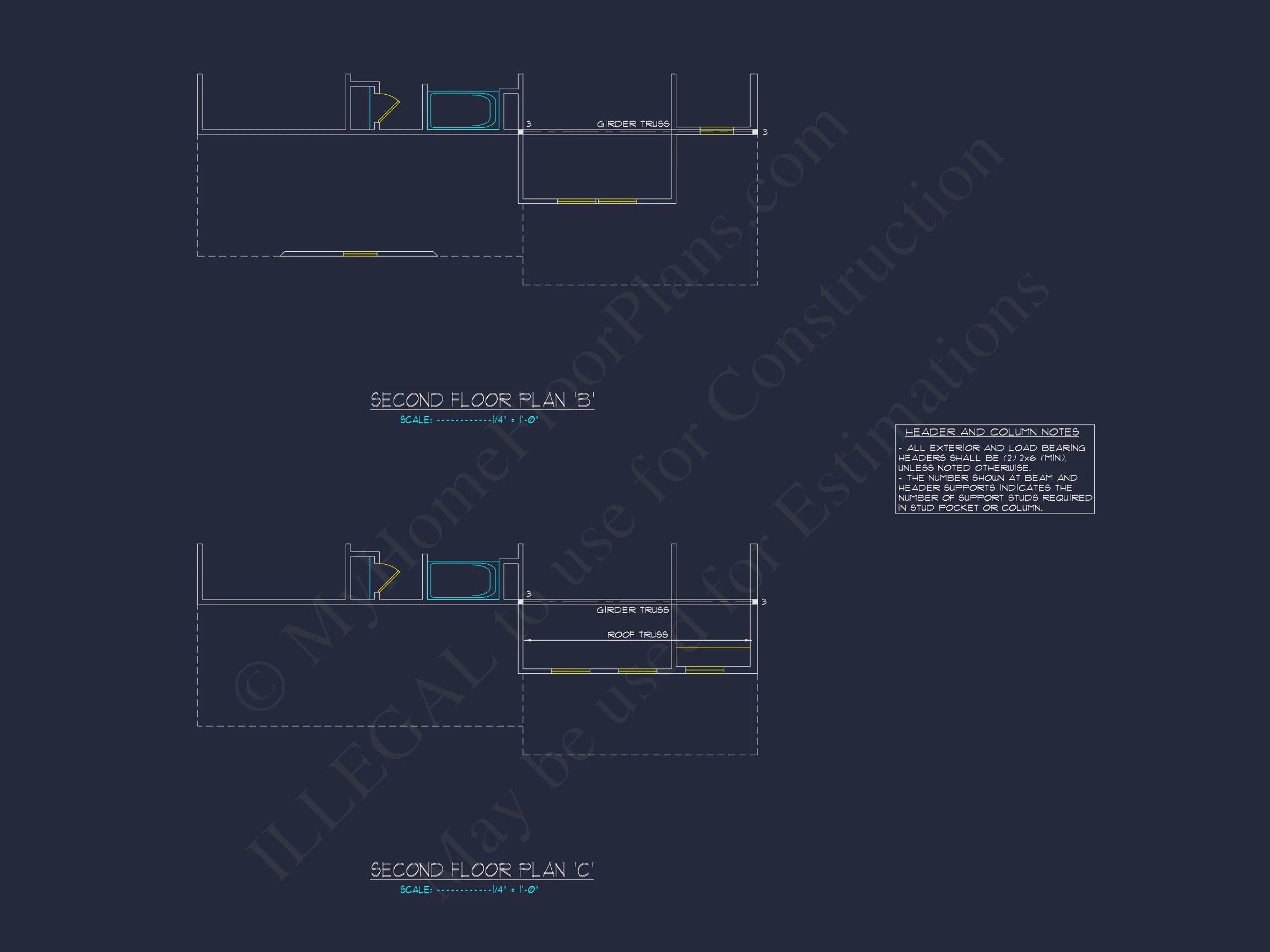 10-1263 HOUSE PLAN - Colonial Revival Craftsman House Plan – 4 Beds, 2,746 Sq Ft, Porch & Open Layout 24 house Plan with 4 Beds, 2 Story, 2 Garage & Advanced Designs