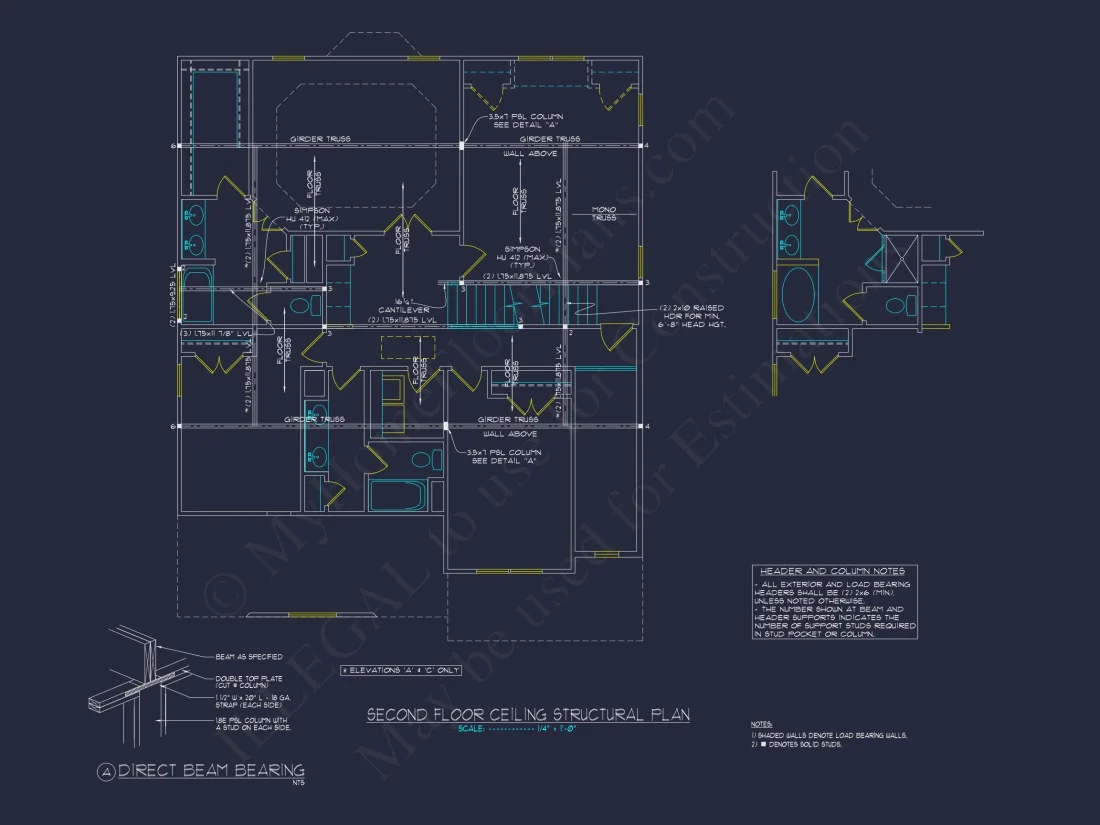house Plan with 4 Beds, 2 Story, 2 Garage & Advanced Designs