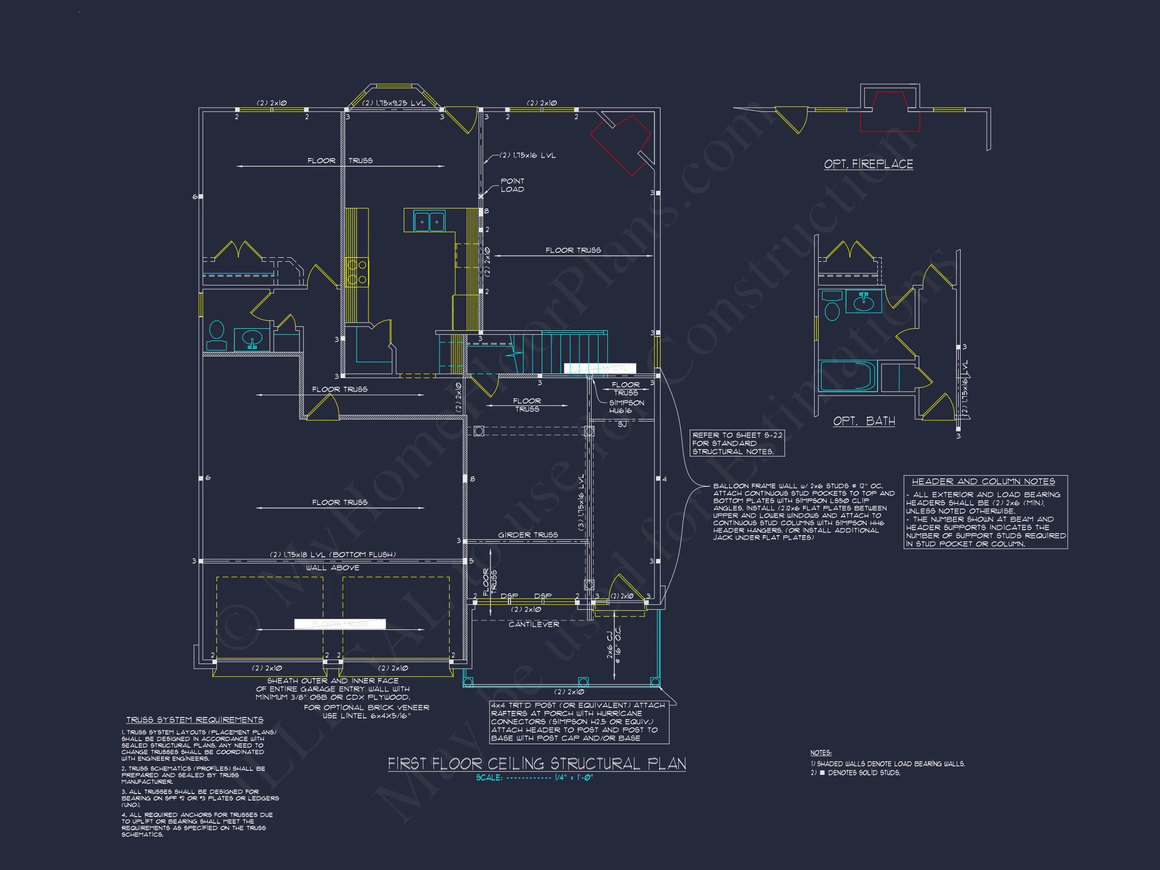 10-1263 HOUSE PLAN - Colonial Revival Craftsman House Plan – 4 Beds, 2,746 Sq Ft, Porch & Open Layout 21 house Plan with 4 Beds, 2 Story, 2 Garage & Advanced Designs