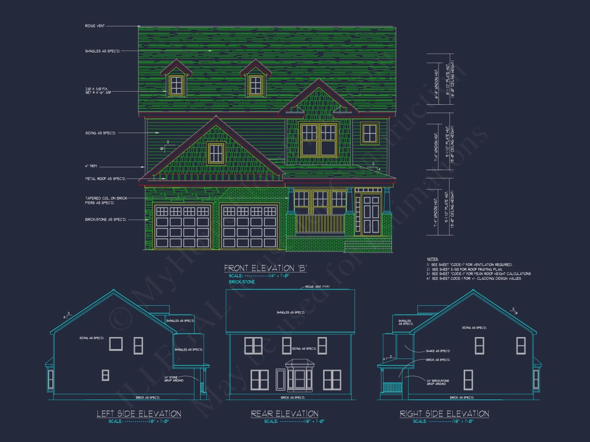 house Plan with 4 Beds, 2 Story, 2 Garage & Advanced Designs