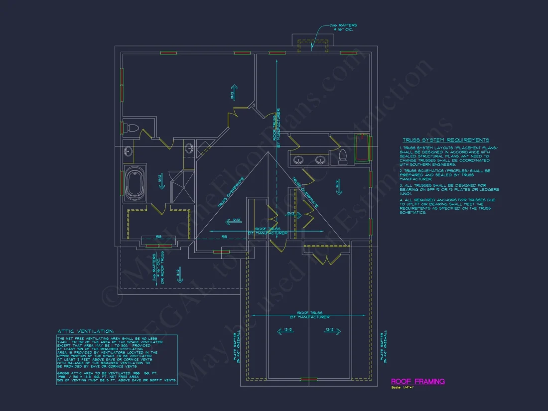Stunning house Floor Plan Blueprint: CAD Architectural Design