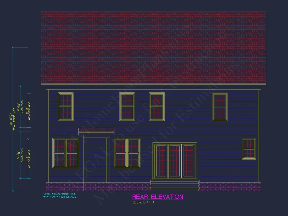 Stunning house Floor Plan Blueprint: CAD Architectural Design
