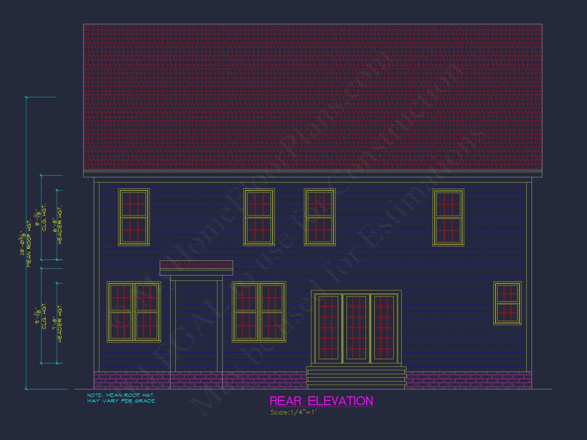 Stunning house Floor Plan Blueprint: CAD Architectural Design